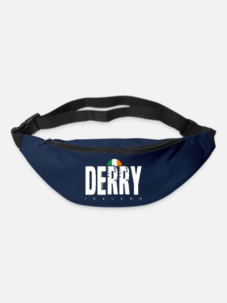 Derry Ireland Distressed Wordmark - Bum bag - navy