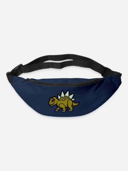 Stegosaurus Comic - Gürteltasche - Navy