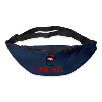 Santa Claus humor - Bum bag - navy - Front