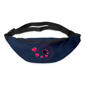 Love - Gürteltasche - Navy - Vorne