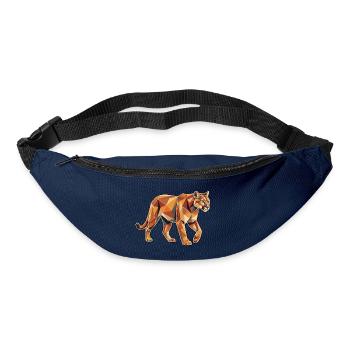 Poly Stil Löwin - Gürteltasche - Navy - Vorne
