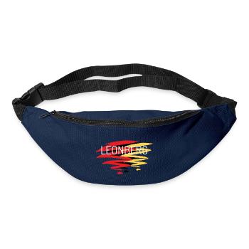 Geschenkidee für Kind aus Leonberg - Gürteltasche - Navy - Vorne