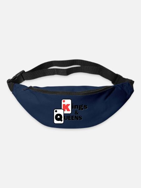 Karten, Poker, Kartenspiele - Gürteltasche - Navy