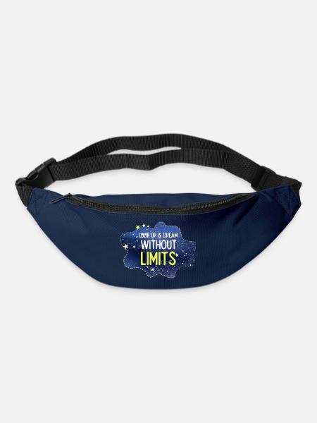 Look up and dream without limits - Bum bag - navy