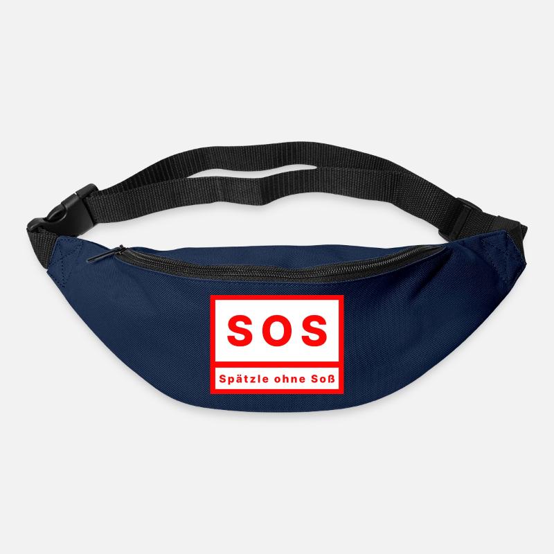 SOS Spätzle without sauce - Bum bag - navy