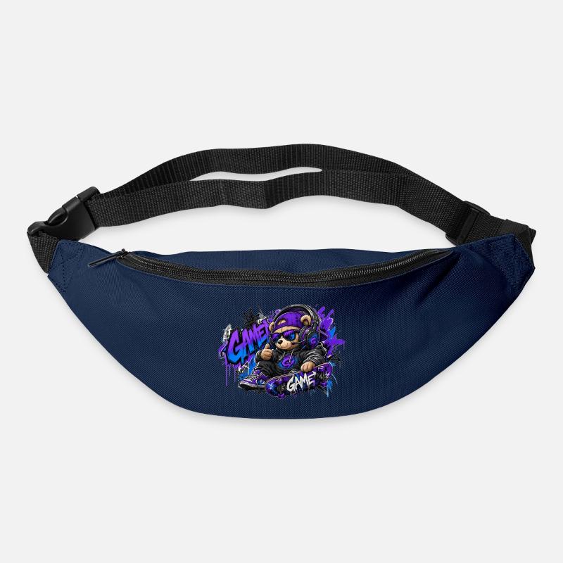 Game Bear Skate Graffiti - Bum bag - navy