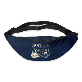 Lymphsystem Lymphdrainage Wellness Geschenk - Gürteltasche - Navy - Vorne