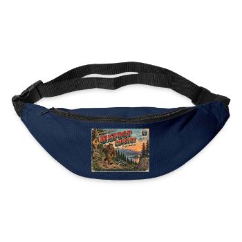 Grüße aus Bigfoot Country – Retro Sasquatch P - Gürteltasche - Navy - Vorne