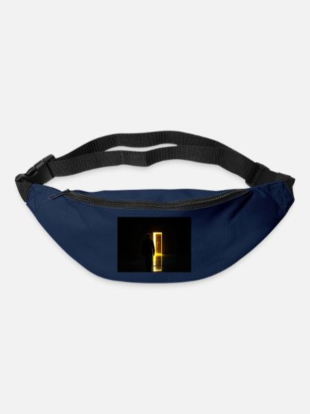Leuchtende Schwelle zum Unbekannten - Gürteltasche - Navy