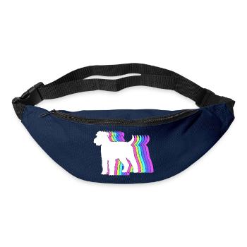 Wheaten Terrier - Gürteltasche - Navy - Vorne