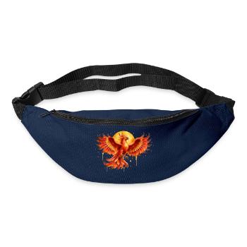 Feuerphönix Aquarell - Gürteltasche - Navy - Vorne