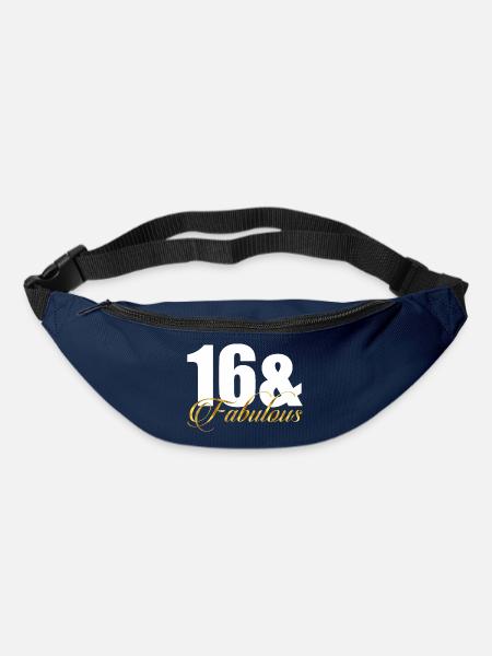 16 und fabelhaft - Gürteltasche - Navy