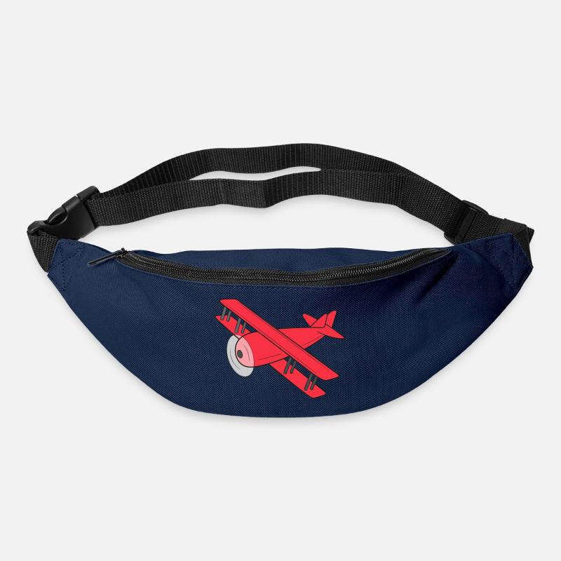 Flugzeug Doppeldecker - Gürteltasche - Navy