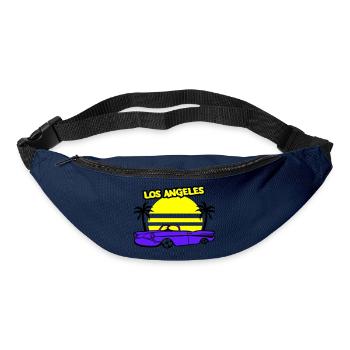 los angeles lowrider - Gürteltasche - Navy - Vorne