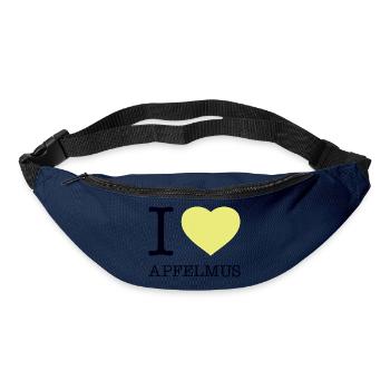 I love applesauce - Bum bag - navy - Front