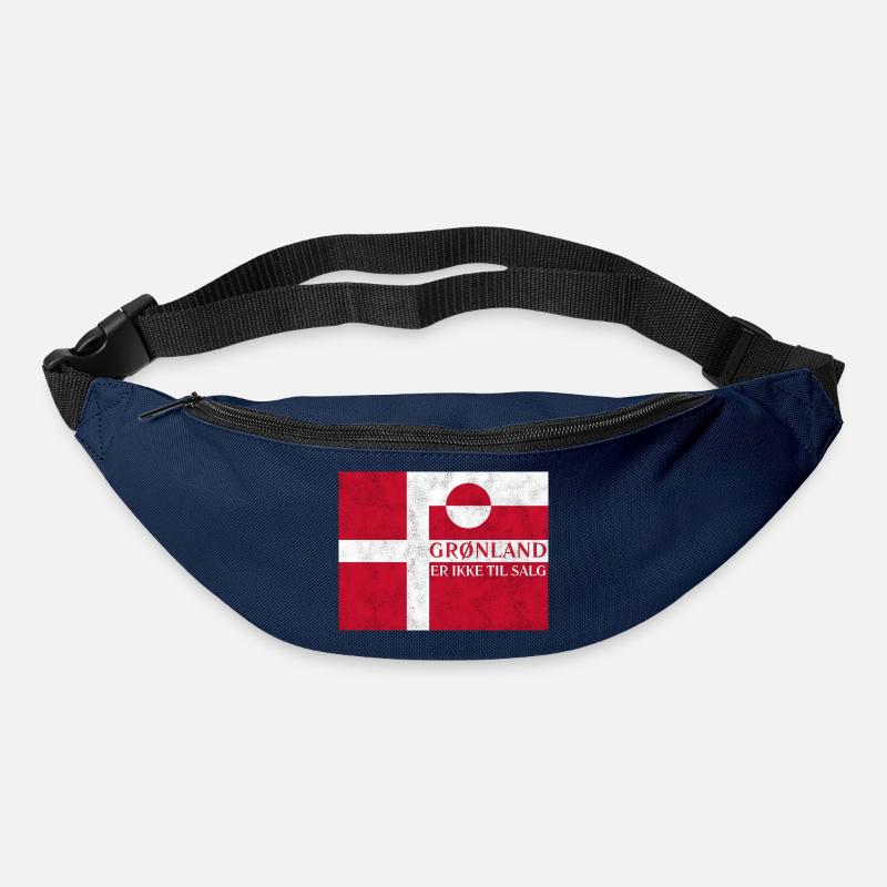 Grønland Ikke Til Salg - Bum bag - navy