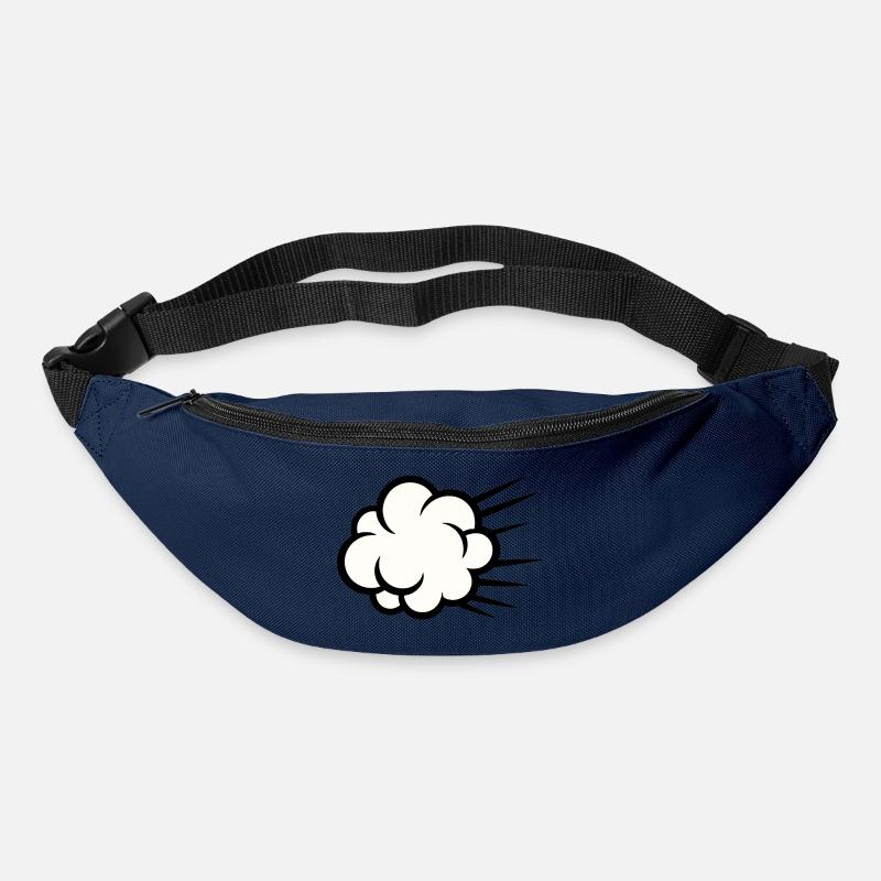 Cloud Burst Cartoon - Bum bag - navy