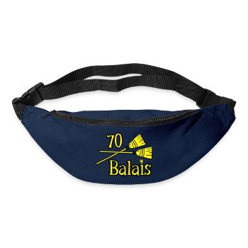 70 Jahre Besen - Gürteltasche - Navy - Vorne
