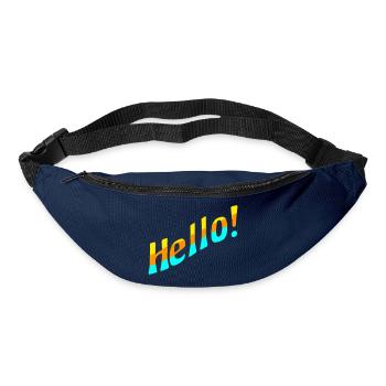 Hello! - Bum bag - navy - Front