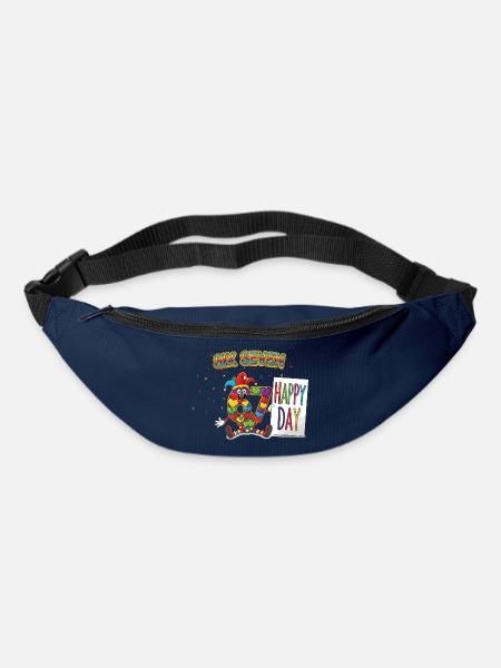 Italian  67 Meme Fasching Lustiges  - Gürteltasche - Navy