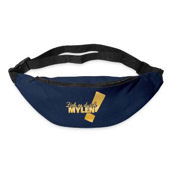Mylen als Durchhalten - Gürteltasche - Navy - Vorne