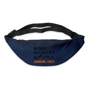 Gespräche Wahnsinn - Gürteltasche - Navy - Vorne