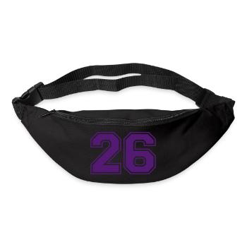26 - Gürteltasche - Schwarz - Vorne
