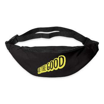 voir la bonne citation - Sac banane - noir - Devant