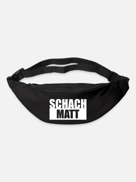 Schach Matt - Gürteltasche - Schwarz