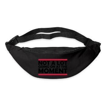 Not much going on - Bum bag - black - Front