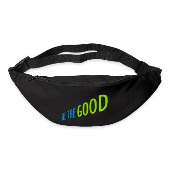 voir la bonne citation - Sac banane - noir - Devant