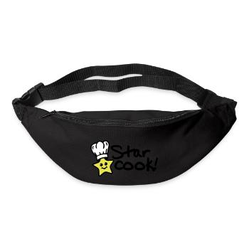 star_cook_design_t3 - Sac banane - noir - Devant