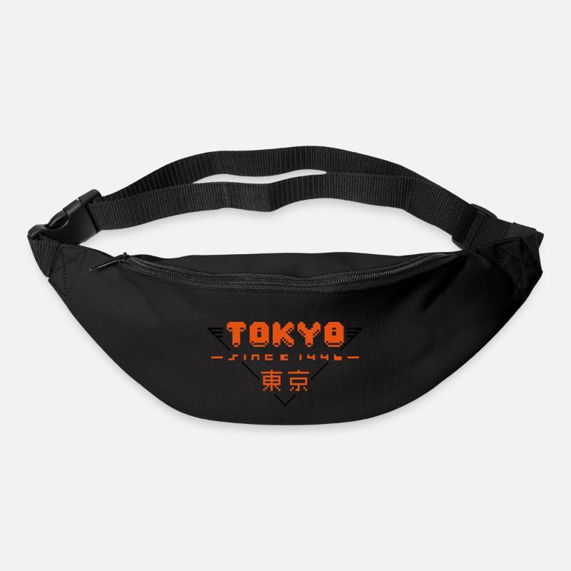 pixel tokyo - Gürteltasche - Schwarz