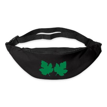 blätter - Gürteltasche - Schwarz - Vorne