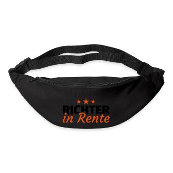 Richter Rente Ruhestand Geschenk - Gürteltasche - Schwarz - Vorne