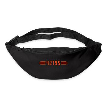 Marathon 42195 meters - Bum bag - black - Front