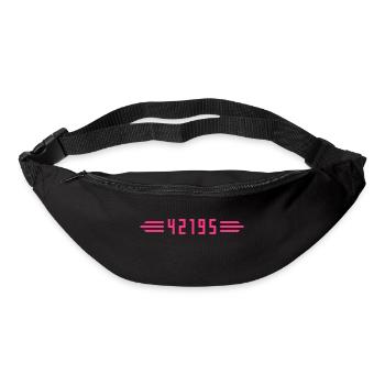 Marathon 42195 meters - Bum bag - black - Front