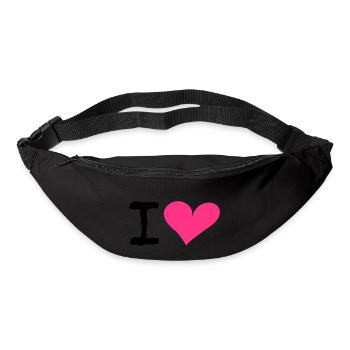 I Heart - Gürteltasche - Schwarz - Vorne