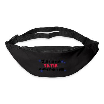 mA TATIE déchire - Sac banane - noir - Devant