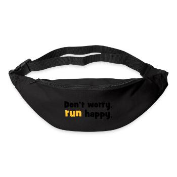 courier - Sac banane - noir - Devant