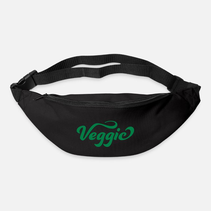 Vegetarier - Gürteltasche - Schwarz