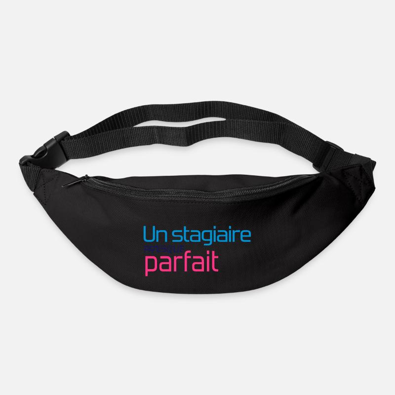 Stagiaire / Collègue / Stage / Bureau / Travail - Sac banane - noir