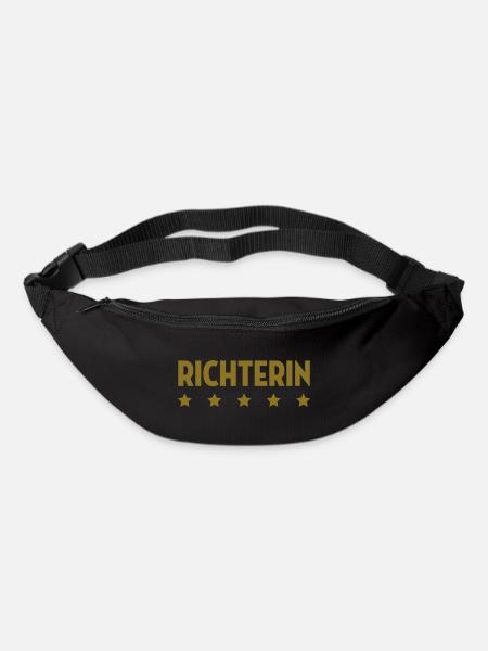 Richter Richterin Recht Gericht Rechtsanwalt - Gürteltasche - Schwarz
