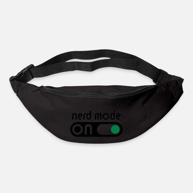 Nerd Mode On (Geek / Développeur) - Sac banane - noir