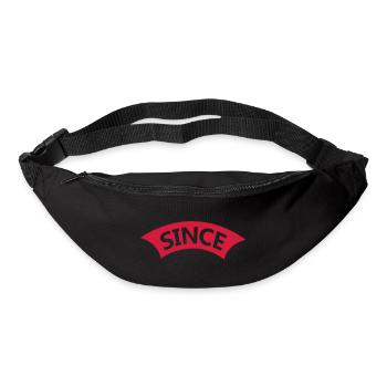 Texte depuis l’année - Sac banane - noir - Devant