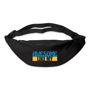 Template Vorlage Awesome Like - Bum bag - black - Front
