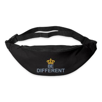 Be different Logo Design - Bum bag - black - Front