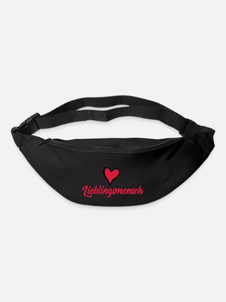 lieblingsmensch - Gürteltasche - Schwarz