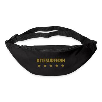 Kitesurf Kitesurfer Kite Kitesurfen Surf Surfer - Gürteltasche - Schwarz - Vorne