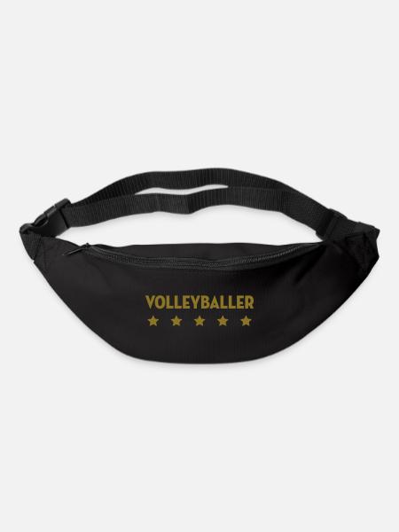 Volleyball / Volleyballspieler / Volleyballer - Gürteltasche - Schwarz